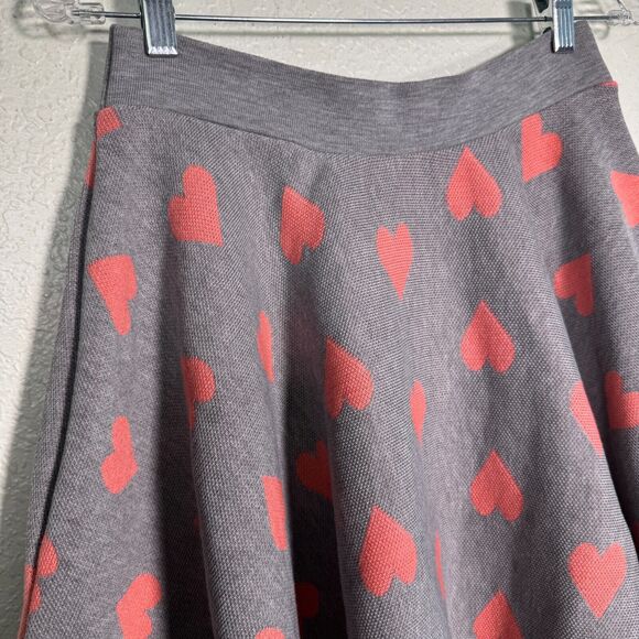 Elhoffer Essential Knit Skirt Women Large Companion Heart Skater Comfy Cosplay - Picture 4 of 11